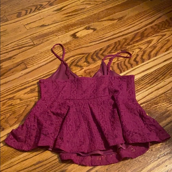 Garage lace peplum tank - Picture 2 of 3